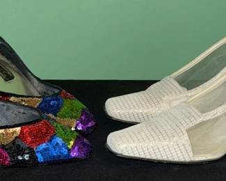 2 Pairs of J. Renee Heels Size 8M