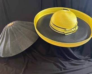 2 Ladies Hats With Personalities