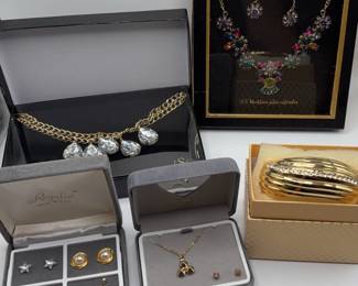 Costume Jewelry In Boxes