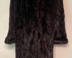 Full Length Black Fur Coat