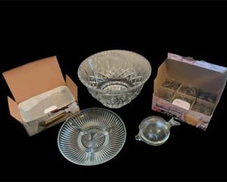 Textured Glass Bowl And More