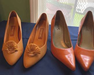 Fancy Orange Heels