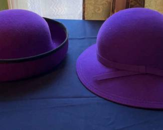 Purple Rain Church Hats