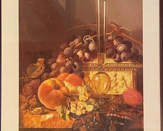 Still Life With Fruit Print By Edward Lindell