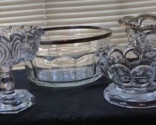 Glass Servingware Lot