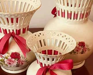 Formalities By Baum Bros Three Vases