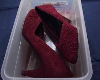 Velvet Church Heels