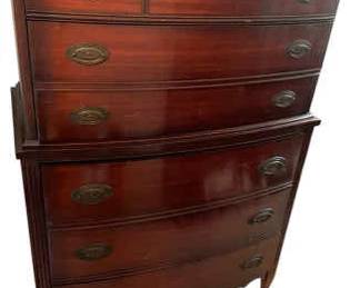 Dixie Furniture Tall Six Drawer Dresser