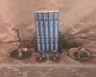 The World Of The Bible Book Set With Brass Accents