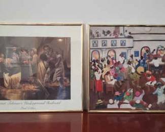 Harriet Tubman And Revival Meeting Framed Photos