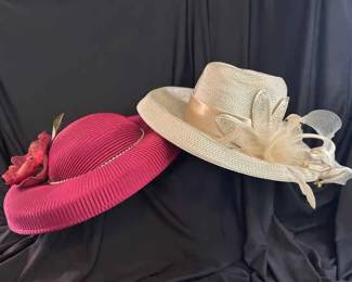Burgundy Cream Snazzy Hats