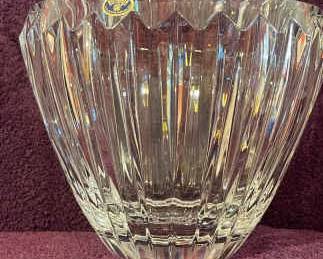 Bohemia Czech Republic Lead Crystal Vase