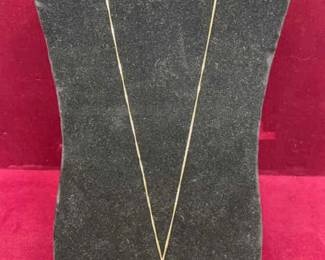 26 14K Necklace With 14K Pendant