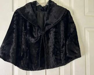 2 Faux Fur Items A Wrap Vest