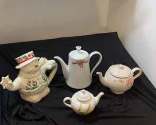 4 Year Round Tea Pots