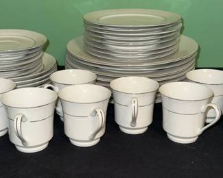 Classic Platinum China Set