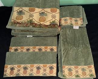 Pineapple Bath Towel Set