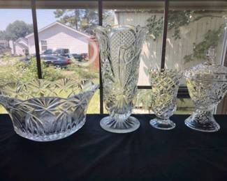 Four Pieces For Cut Glassware