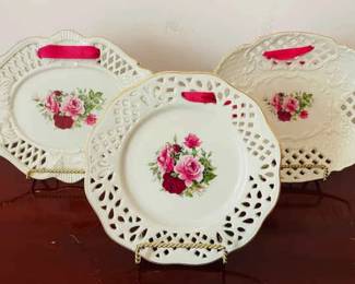 Formalities Victorian Rose Plates By Baum Bros