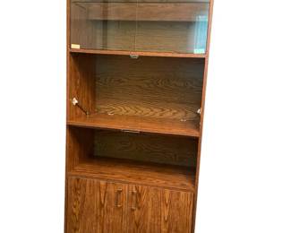 Mid Century Modern Style, Particle Board Display cabinet