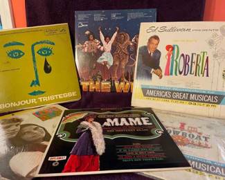 Mystery Lot Of Eleven Musicals LPs