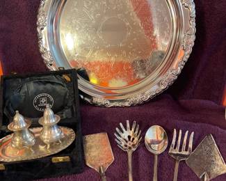 Serving In Silver Plate