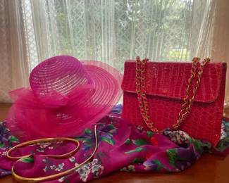 Pink And Purple, Hat, Scarf And More