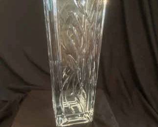 Vintage Bohemia Czech Republic Crystal Vase