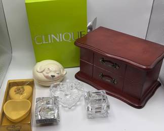 Assorted Jewelry Storage