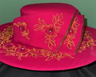 Bedazzled Pink Hat