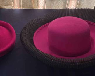 Magenta Church Hat