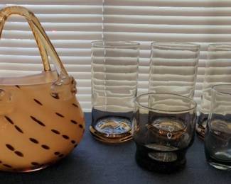 Brown Neutral Colored Glasswares Decor