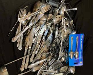 Miscellaneous Stainless Silverware Mystery Lot