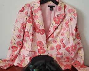 Blazer Jacket And Fancy Hat