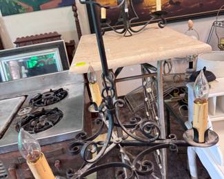 Wrought Iron Chandelier