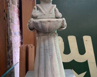 St Francis concrete statue