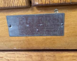 Detail of Sellers label