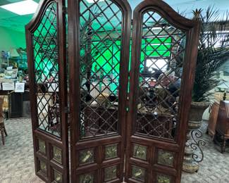 Large Maitland Smith 3-Panel Screen