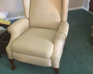 Wingback chair/recliner $275