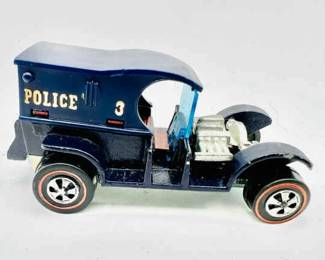 HOT WHEELS Police 1969 Paddy Wagon Red Line