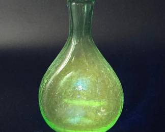 Vintage Crackle Glass