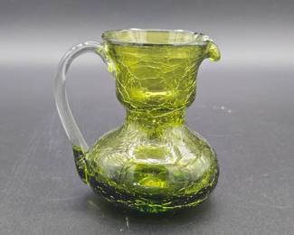 Vintage Crackle Glass