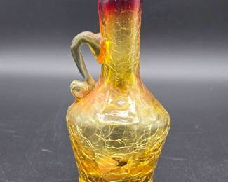 Vintage Crackle Glass