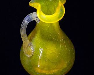 Vintage Crackle Glass