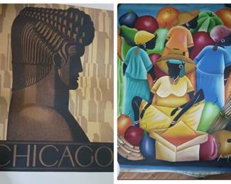 (2) Posters E: Chicago & B. Sanon