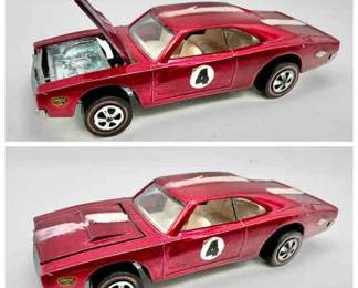 HOT WHEELS 1968 Custom Dodge Charger Mattel Red Line