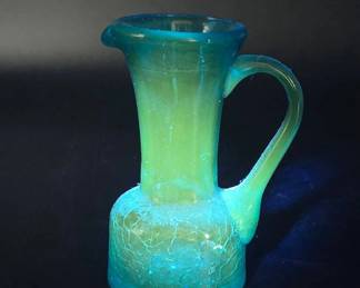 Vintage Crackle Glass