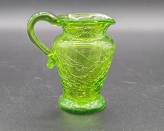 Vintage Crackle Glass