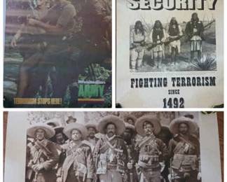 (3) Historical Posters B: Agustín Casasola, Rhodesian Army & Homeland Security