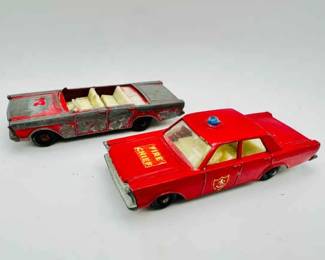 (2) Lesney MATCHBOX Series No. 59 Ford Galaxie